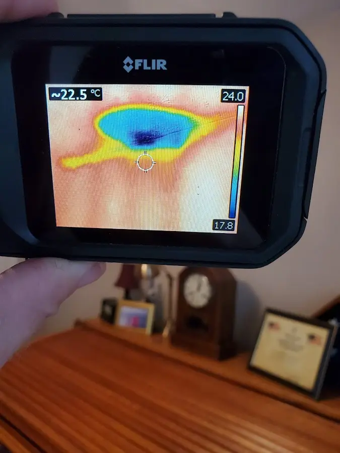 Thermal imaging inspection for water damage in Prescott